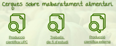 Evitem el malbaratament alimentari: cerques temàtiques