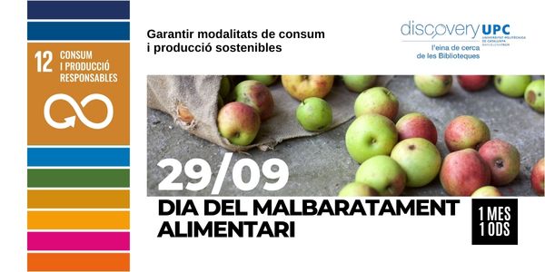 Un ODS cada mes: setembre - ODS 12. Consum i producció responsables