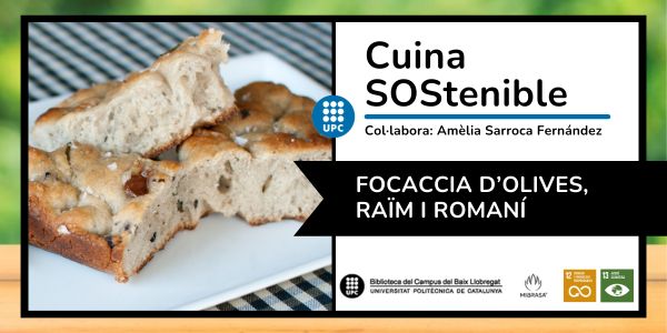 Cuina SOStenible: Focaccia d'olives