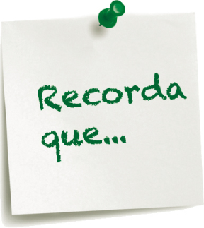 Recorda que...