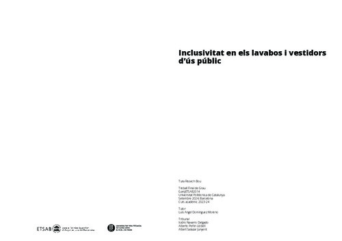 Inclusivitat en els lavabos i vestidors d'ús públic