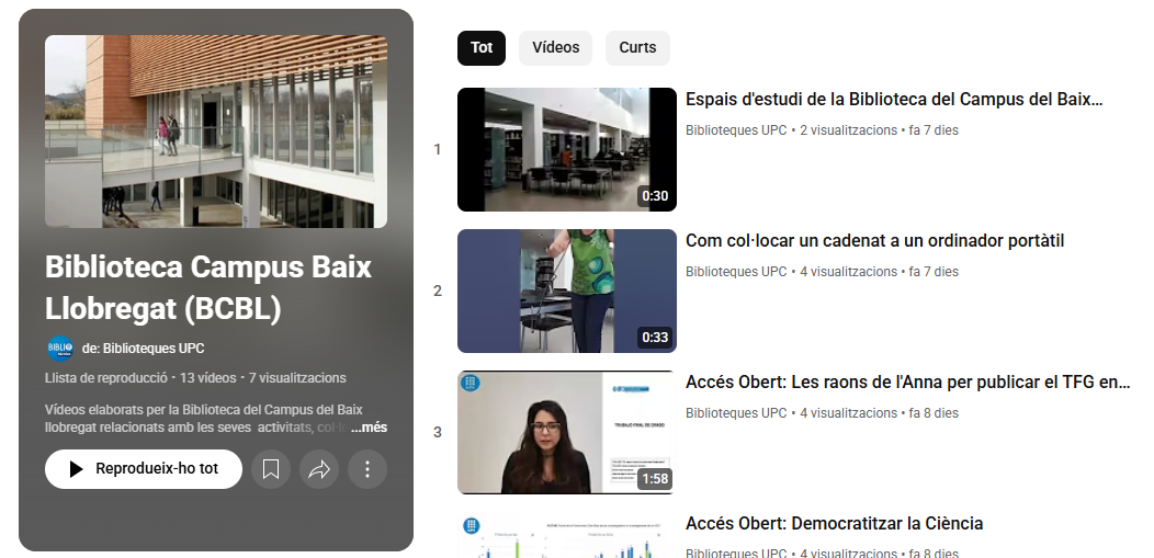 Nova playlist a Youtube