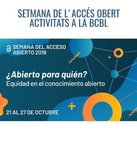 Setmana de l'Accés Obert a la BCBL (21-27 d'octubre)