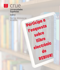 Participa en l'enquesta REBIUN sobre l'ús de llibres electrònics