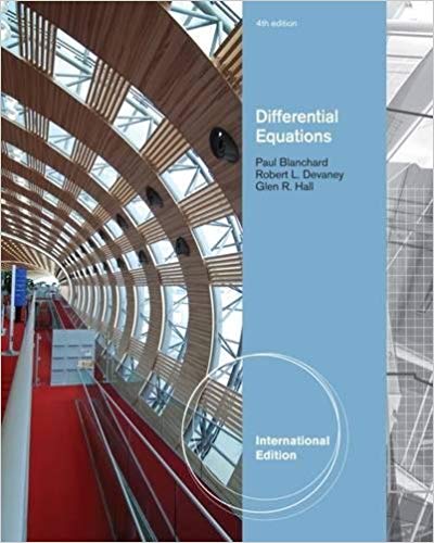 Differential equations / Paul Blanchard, Robert L. Devaney, Glen R. Hall ; with assistance from Brian Persaud
