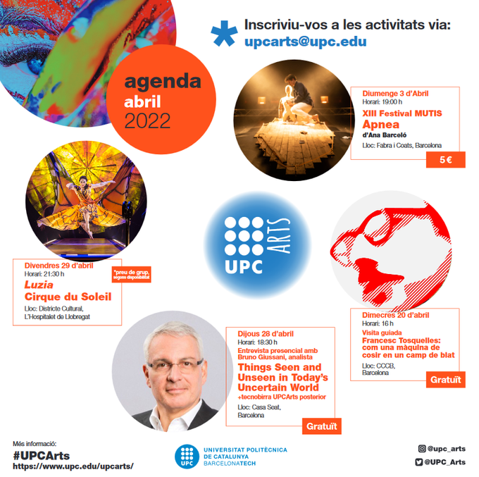 UPCArts: agenda abril
