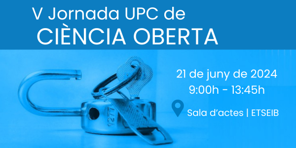 V Jornada UPC de Ciència Oberta