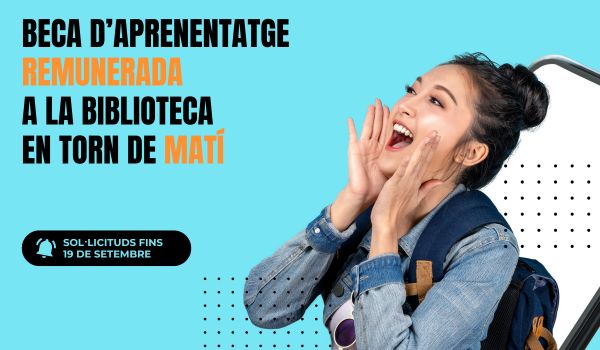 Beca d'aprenentatge a la biblioteca