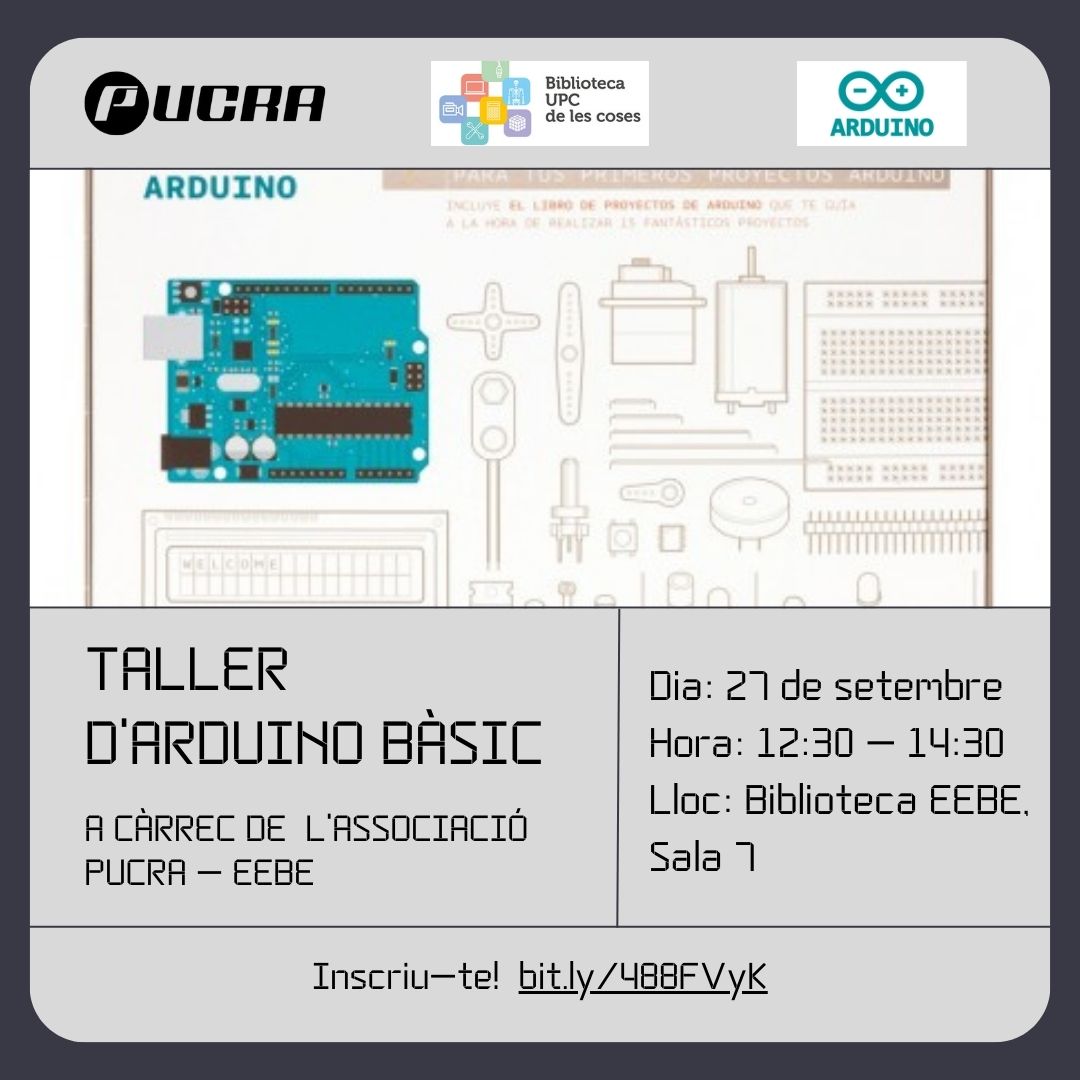 Vols iniciar-te en Arduino? Arrenca amb nosaltres!