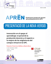 Presentació del nou portal APRÈN