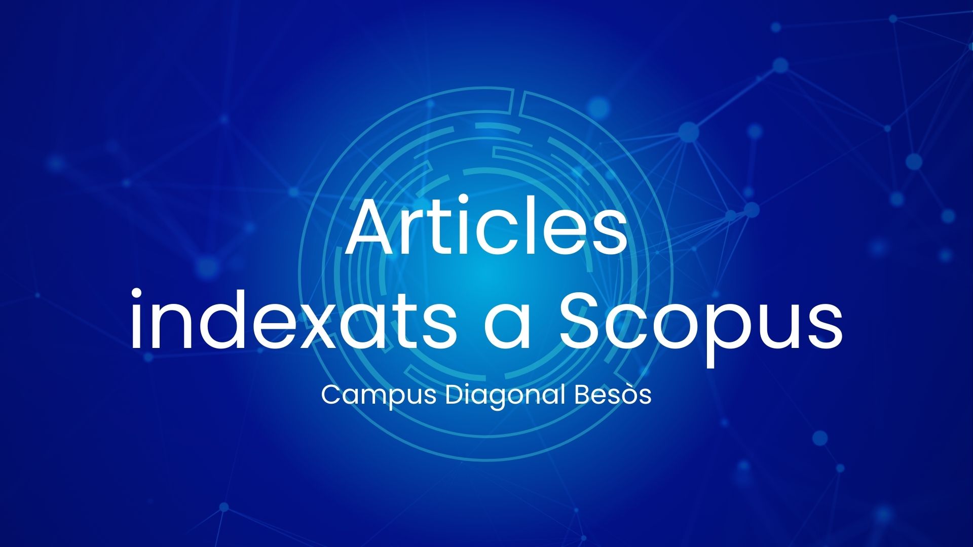 Informe d'articles indexats a Scopus: febrer