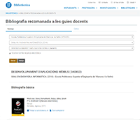 Bibliografia recomanada en format electrònic