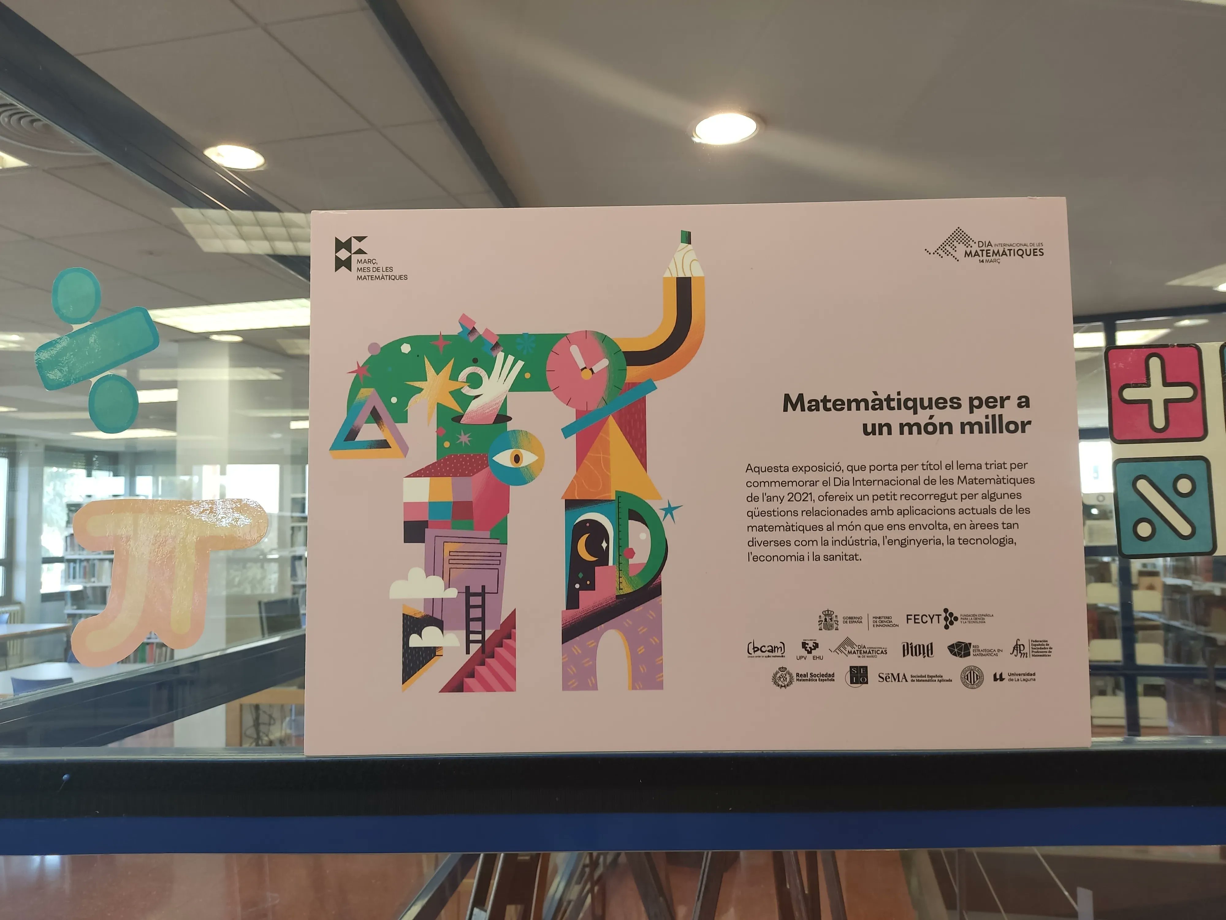 Exposició “Matemàtiques per a un món millor”