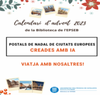 Segueix el calendari d'advent de la Biblioteca!