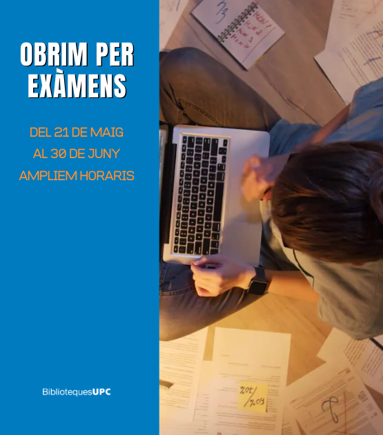 Obertura extraordinària exàmens finals