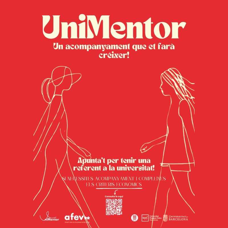 ​UniMentor: Converteix-te en mentor o mentora i acompanya a un estudiant per transformar el futur