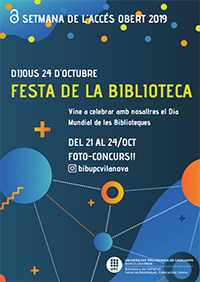 Dia Mundial de les Biblioteques, vine a celebrar-lo amb nosaltres!