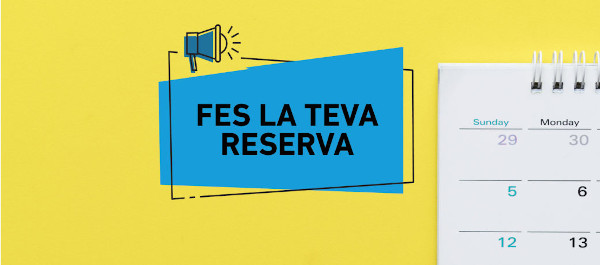 Reserva el teu lloc d'estudi