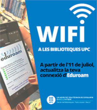 Actualització de la connexió a EDUROAM