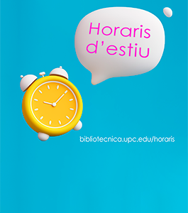 Horaris d'estiu de la Biblioteca Oriol Bohigas