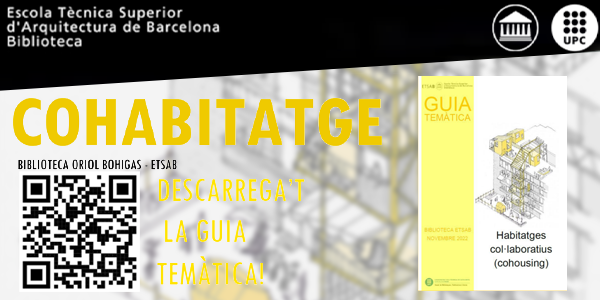 Exposició de llibres sobre cohabitatge a la biblioteca