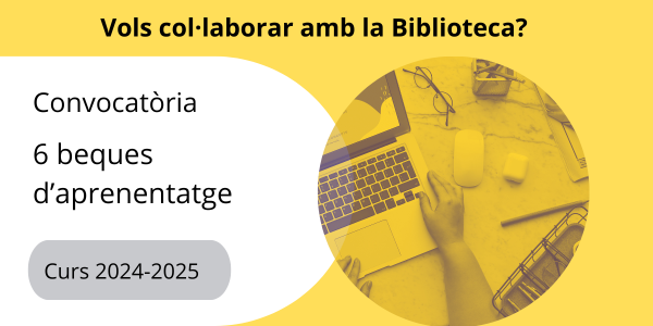 Beques de la Biblioteca ETSAB - Curs 2024-25