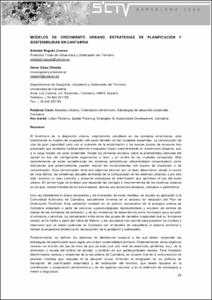 Modelos de crecimiento urbano: estrategias de planificación y sostenibilidad en Cantabria