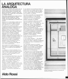 La arquitectura análoga