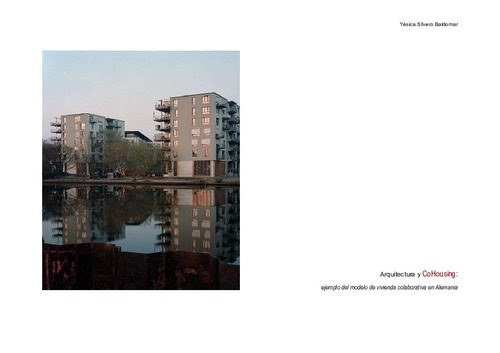 Arquitectura y cohousing: ejemplo del modelo de vivienda colaborativa en Alemania