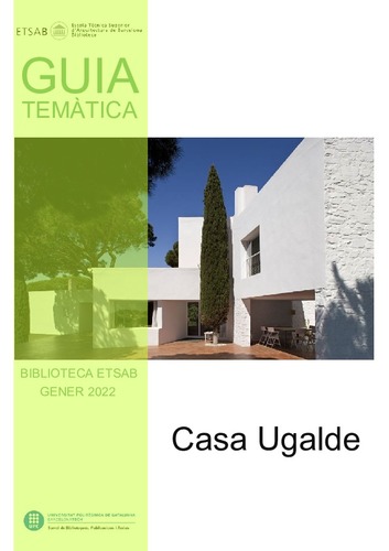 Guia temàtica Biblioteca ETSAB: Casa Ugalde
