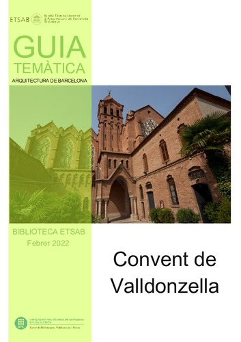 Guia temàtica Biblioteca ETSAB: Convent de Valldonzella