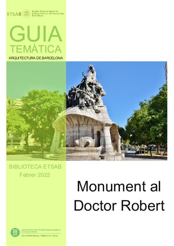 Guia temàtica Biblioteca ETSAB: Monument al Doctor Robert