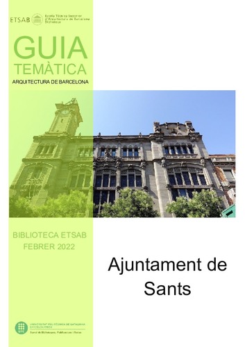 Guia temàtica Biblioteca ETSAB: Ajuntament de Sants
