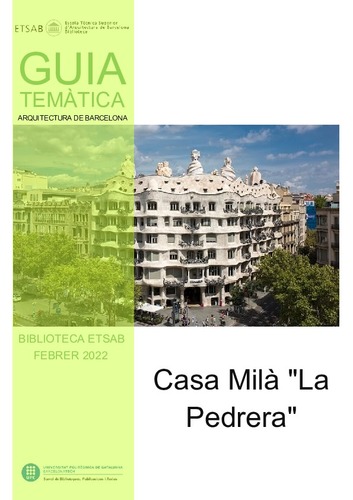 Guia temàtica Biblioteca ETSAB: Casa Milà