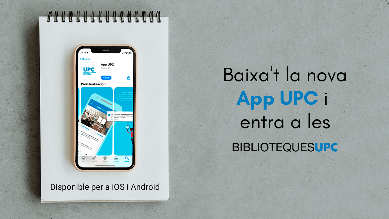 Les biblioteques a la nova App UPC