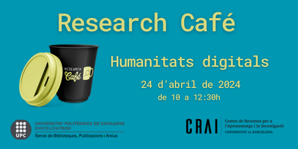 Research Café sobre 'Humanitats digitals', el primer organitzat per la UPC i la UB