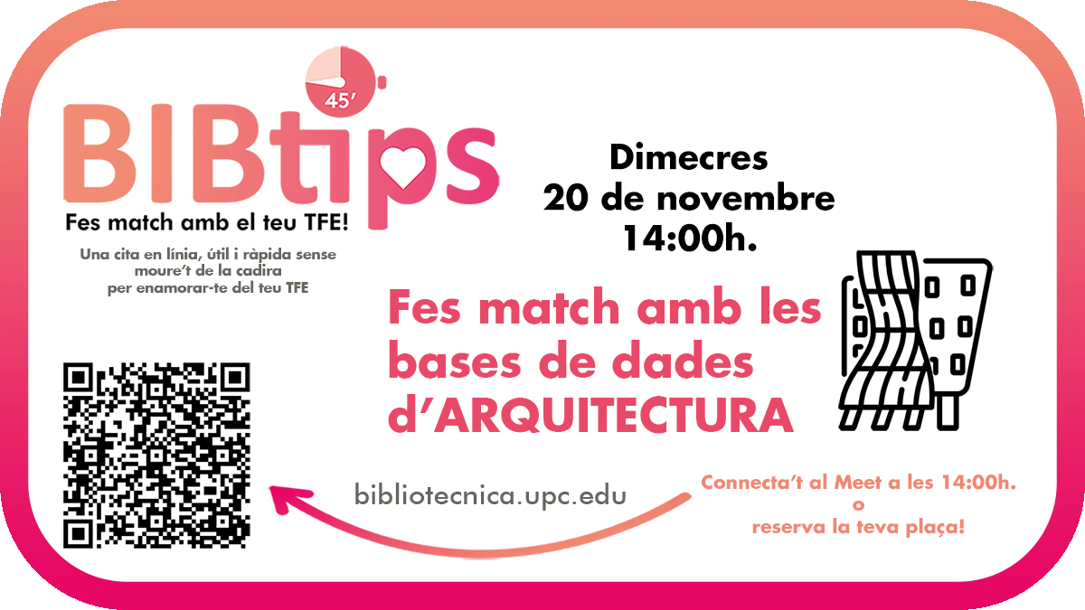 BIBtip: Bases de dades d'Arquitectura