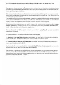 Escuela de arte dramático y danza en Tarragona