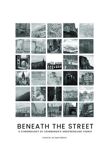 Beneath the street: a chronology of Edinburgh's underground fabric