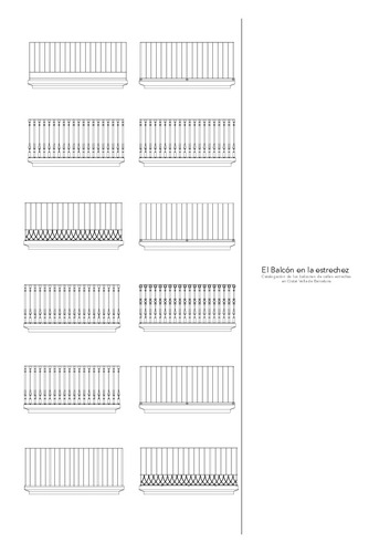El Balcón en la estrechez: catalogación de los balcones de calles estrechas en Ciutat Vella de Barcelona