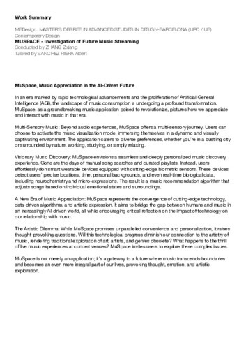 Muspace: investigation of future music streaming