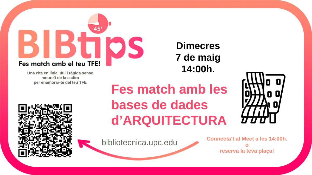 BIBtip: Bases de dades d'Arquitectura