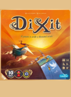 Dixit / disseny: Jean-Louis Roubira ; il·lustracions: Marie Cardouat ; edició: Régis Bonnessée ; desenvolupament del joc] Valentin Gaudicheau ; disseny gràfic: Allison Machepy, Ophélie Pimbert-Gris