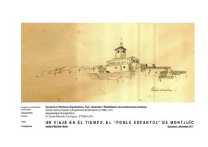 Un viaje en el tiempo : el “Poble  Espanyol” de Montjuïc