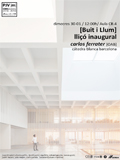 Buit i Llum | Carlos Ferrater