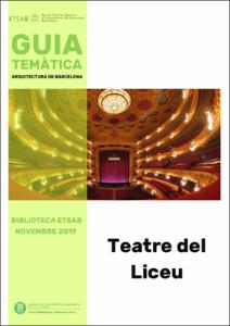 Guia temàtica Biblioteca ETSAB: Teatre del Liceu