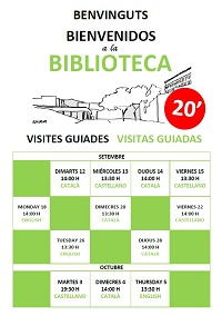 Vine a conèixer la biblioteca / Ven a conocer la biblioteca / Come to know the library