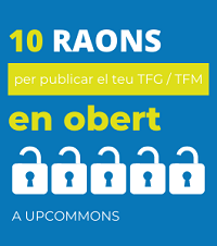Publica el teu TFG/TFM en obert, tot són avantatges
