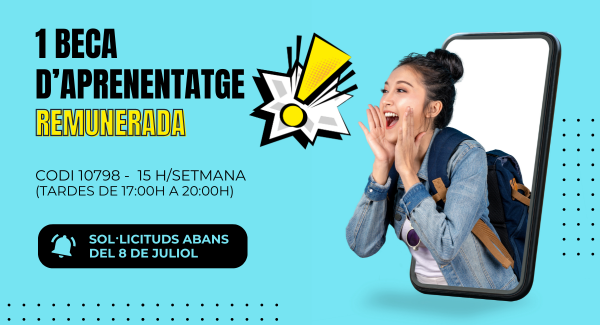 Beca d'aprenentatge a la biblioteca