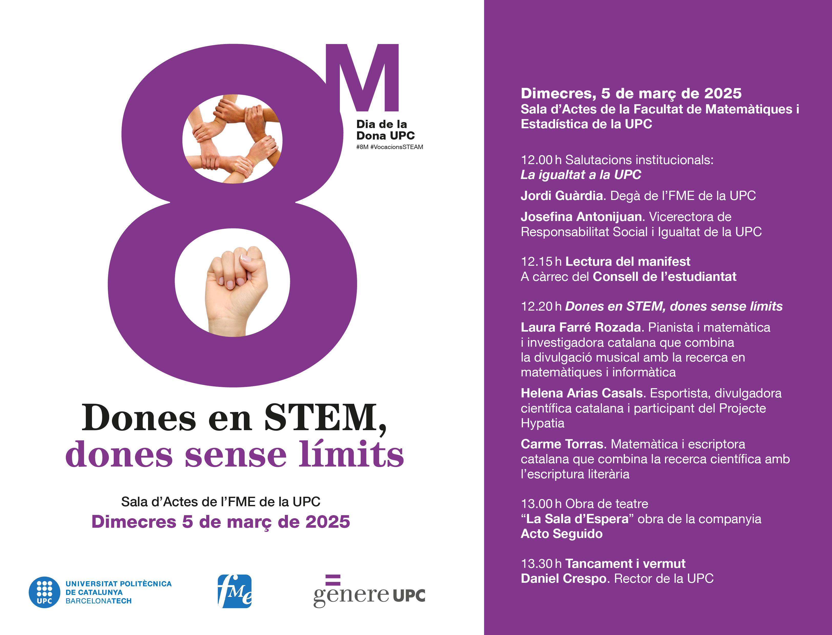 8M: Dia de la Dona UPC